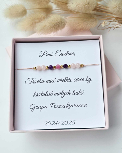 Bransoletka dla nauczycielki- Nela