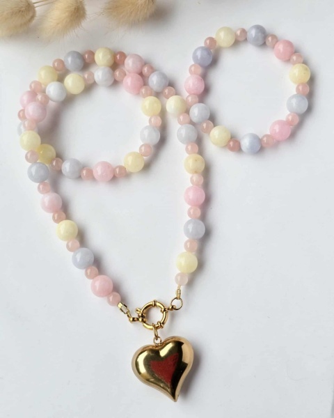 Naszyjnik z bransoletką Landynka