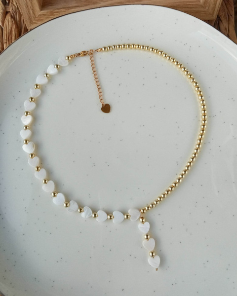 Naszyjnik z serduszkami nr 2